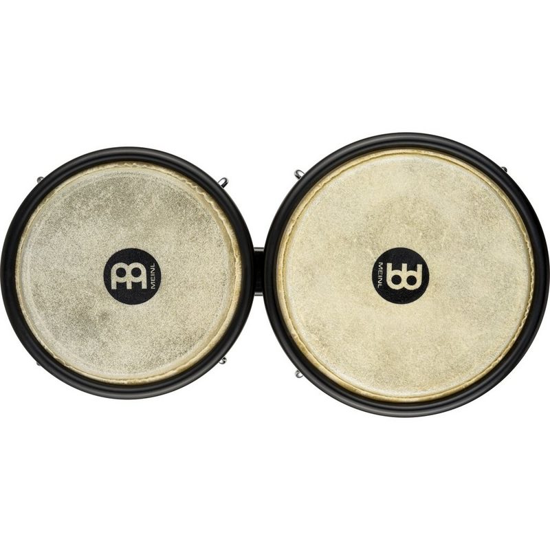 Meinl Percussion Bongo Headliner Bongos HB50BK Black Black HW